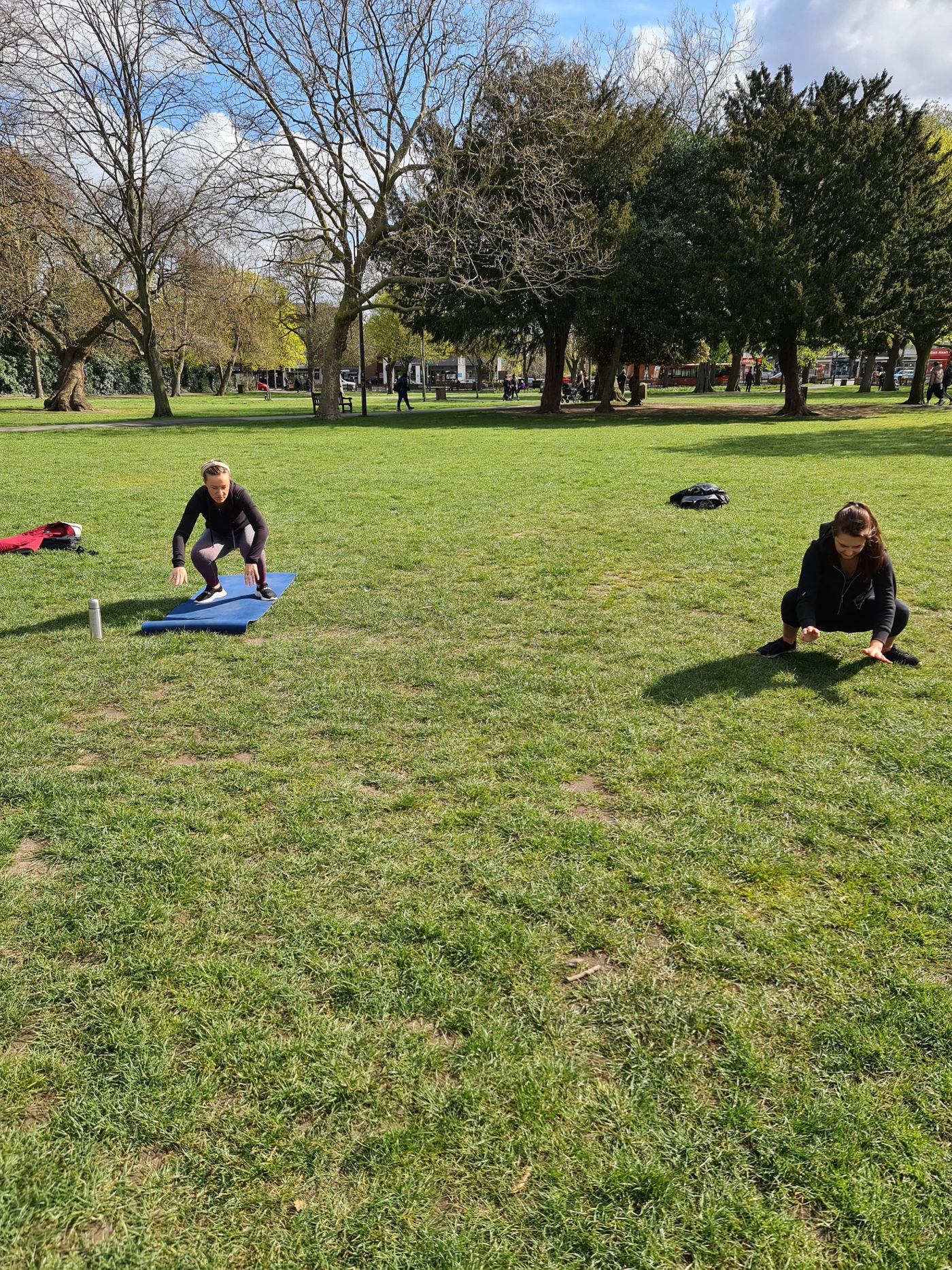 Perfect weather for outdoor class today in Wanstead🙂