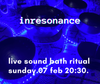 Hey guys, this Sunday I am offering a live soundbath. I will guide you with my voice through a n inner journey so we will prepare our body to the shower of vibration which will follow. It is a powerful way to attune to a very high vibe and set a very good space to start the coming week. Wanna give it a try?