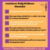 Happy Sunday Bua Fit family
Sharing my little daily wellness checklist that you may find useful to get you through the next few weeks and beyond.
Shak.😘