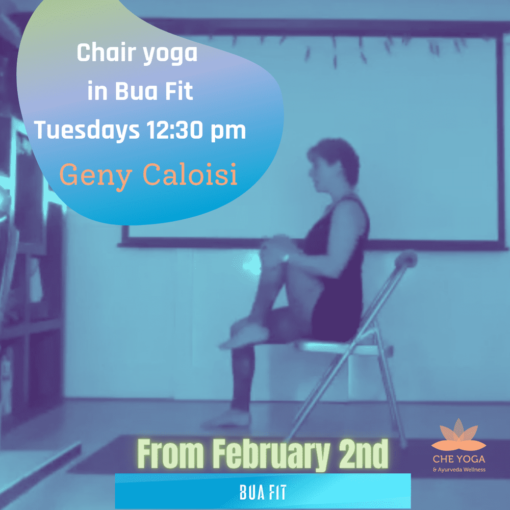 Sometimes we can get very creative and make all sort of excuses not to exercise. But you know that this is one of the most significant things you can do for your health.
Tuesday, February 2nd, I will be offering a new 30' Chair Yoga class via Bua Fit.
#chairyoga #seatedyoga #yoga
