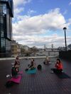 Regenerating energy though yoga and meditation in one of the nicest spots for Tower Bridge views is not a dream anymore it is a Sunday class 🙏🌸thank you for thouse who shared practise with me 💖Have a lovely Sunday!