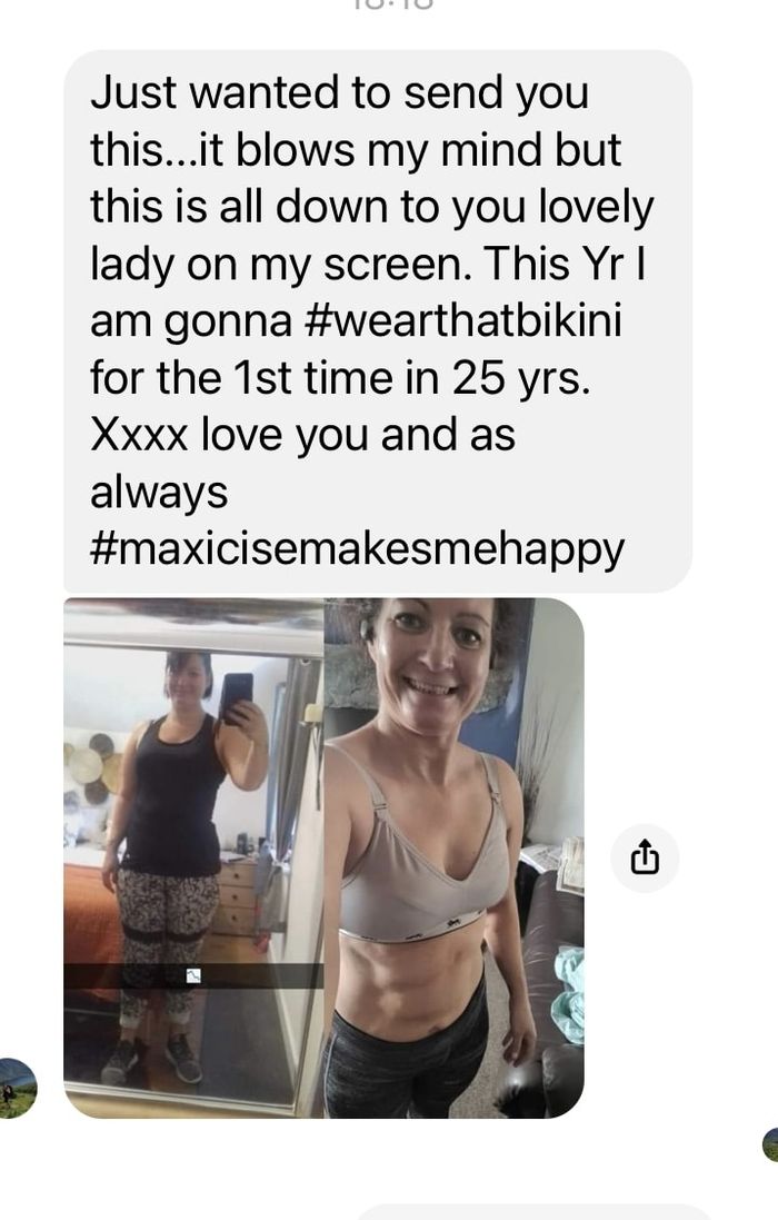 I love it when my girls are seeing results, I’m so happy for them, chuffed to bits, you can see in their face how happy they are with their achievements 😃

If you want to lose weight in a healthy way, a happy way, come and join us on my Game Changer program xx