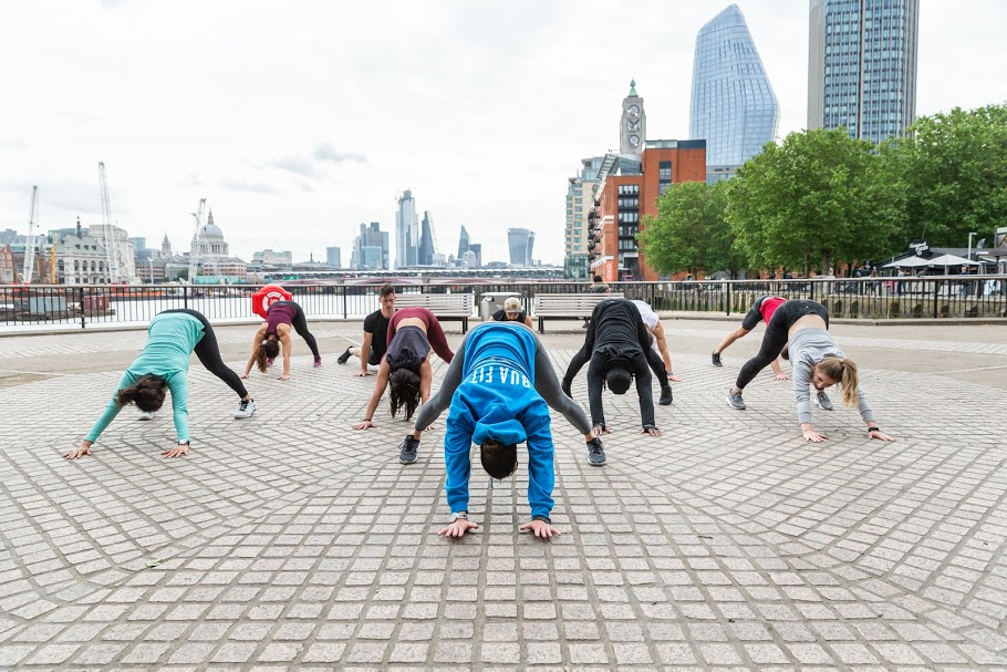 The origins of group outdoor fitness